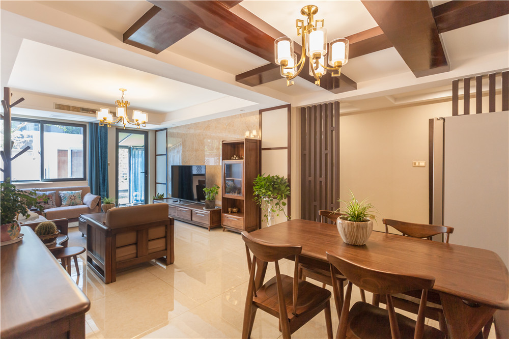 清新自然简约美式风实景,湖州华翠庭园,朋友参观后回家也想装