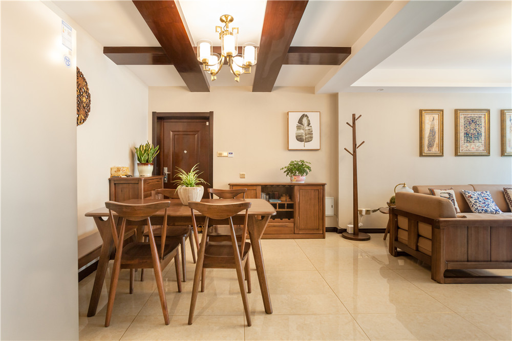 清新自然简约美式风实景,湖州华翠庭园,朋友参观后回家也想装