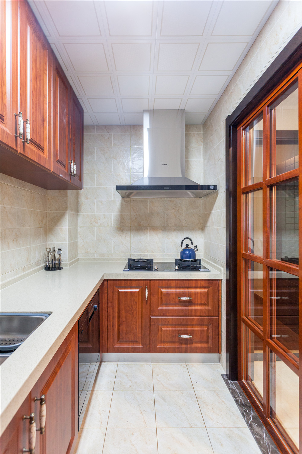 清新自然简约美式风实景,湖州华翠庭园,朋友参观后回家也想装