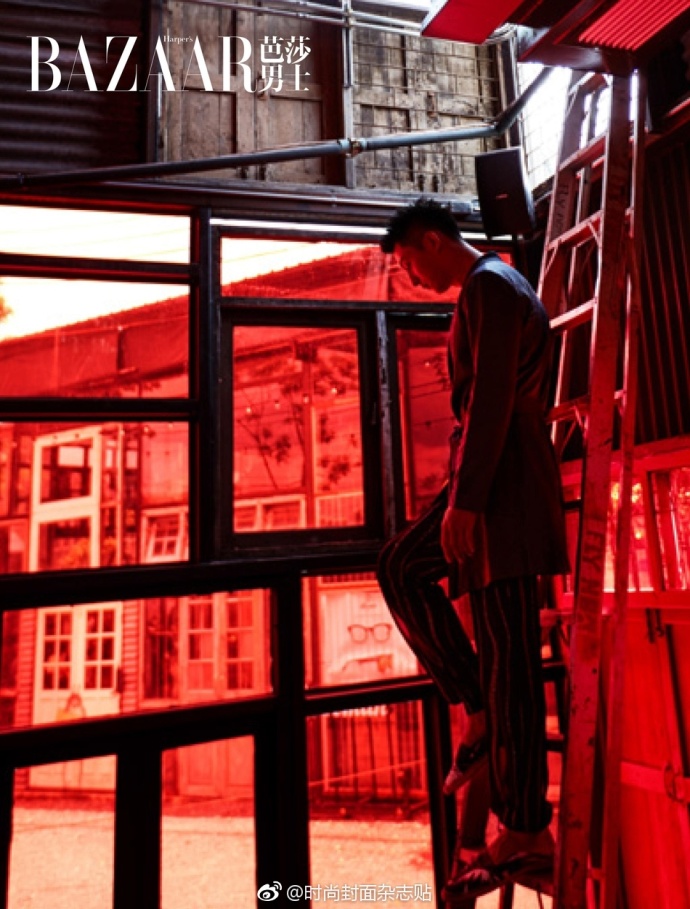 黄景瑜为时尚芭莎拍的照片,黄景瑜出席时尚芭莎活动现场