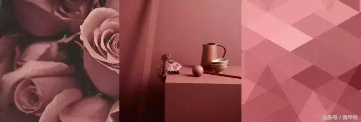 干美甲款式图片大全,蜜糖小姐美甲焦糖玫瑰色款式