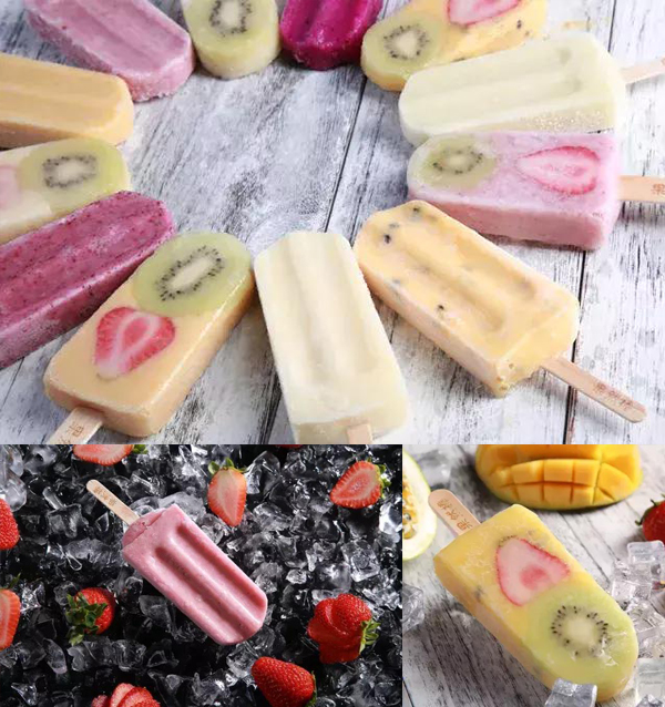 纯手工又美味的水果棒冰,韩式鲜果棒冰