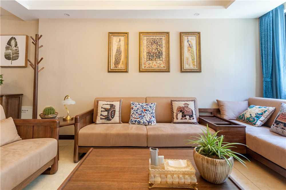 清新自然简约美式风实景,湖州华翠庭园,朋友参观后回家也想装