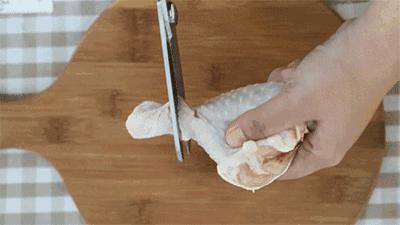 怎么给鸡翅去骨快速,鸡腿鸡翅去骨