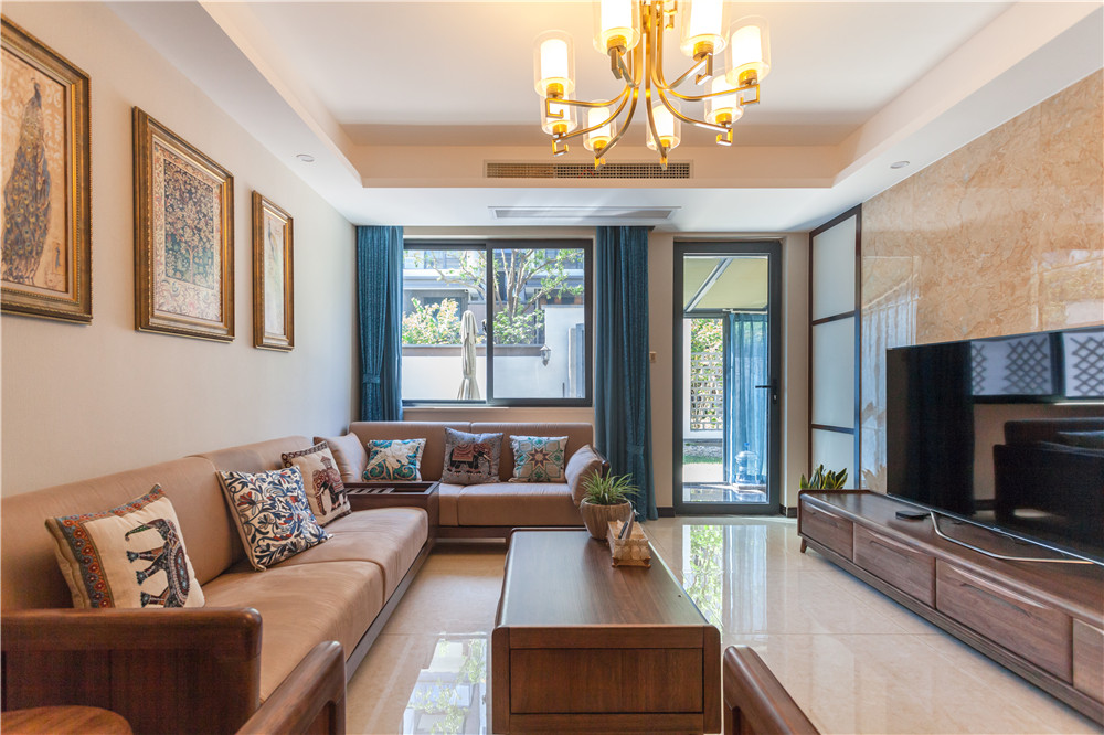 清新自然简约美式风实景,湖州华翠庭园,朋友参观后回家也想装