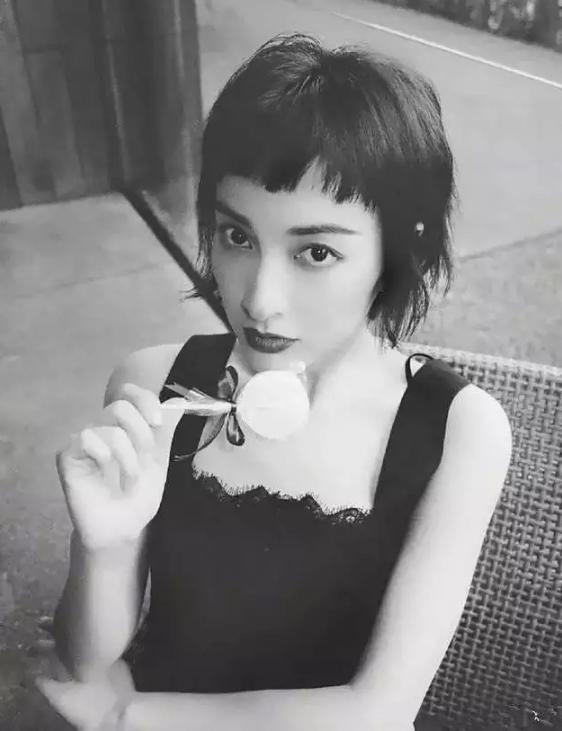 允儿长发剪短发,允儿短发造型