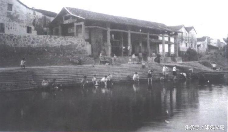 义乌佛堂万善浮桥,佛堂万善浮桥老照片