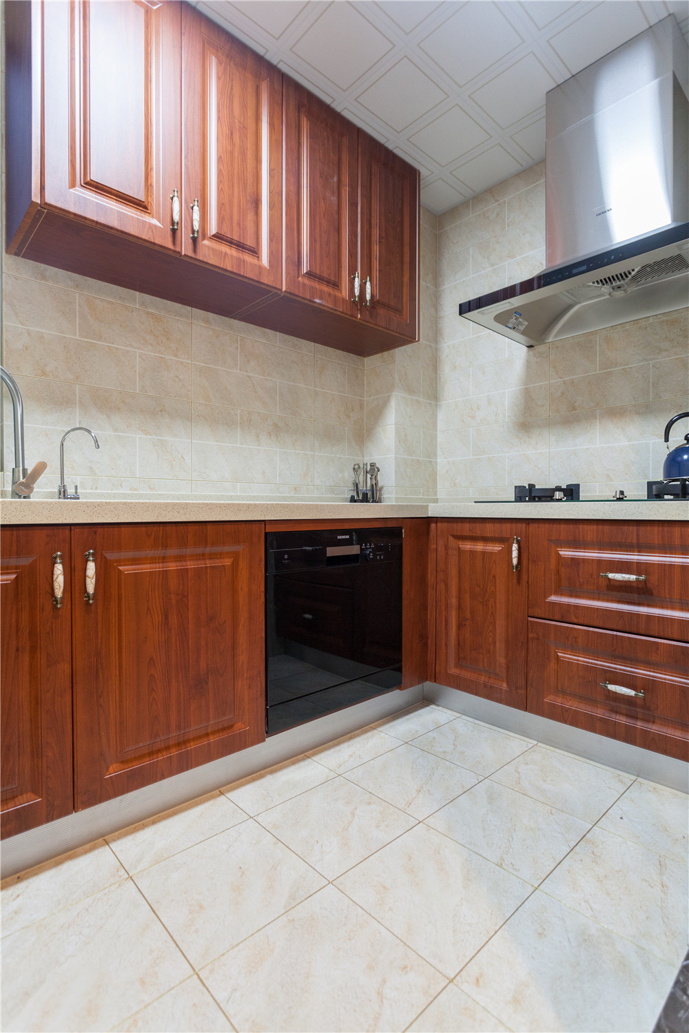 清新自然简约美式风实景,湖州华翠庭园,朋友参观后回家也想装