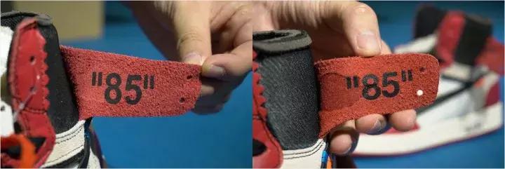 airjordan1倒钩真假,airjordan1真鞋假鞋质量对比