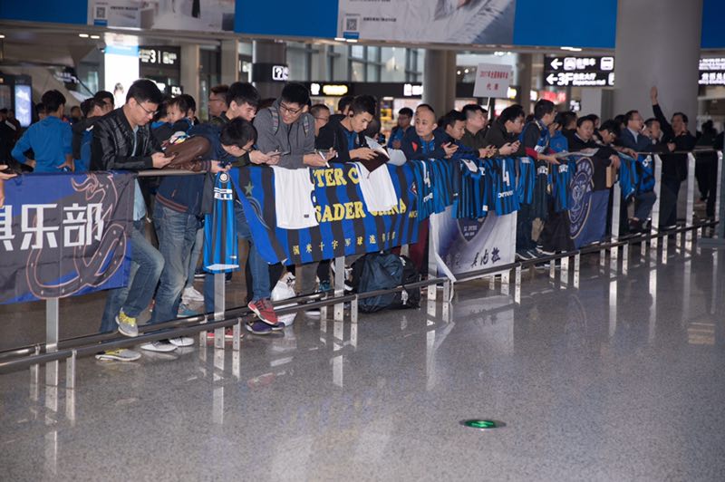 国米抵达苏宁,国米南京见面会