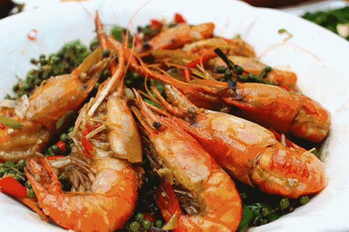 电吹风虾,台湾电吹风烤虾