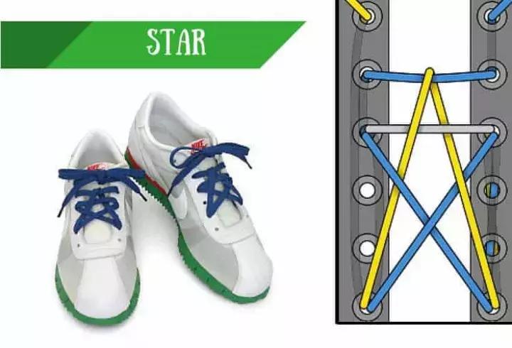 美式鞋带穿搭,彩色鞋带这样穿真漂亮忍不住分享