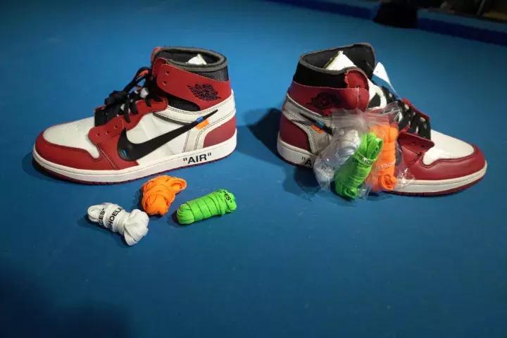 airjordan1倒钩真假,airjordan1真鞋假鞋质量对比