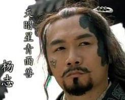 在梁山里排名第十七,脸上有一块青色胎记,故绰号叫青面兽