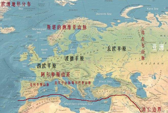 各大洲重要地形图,世界各大洲地形图