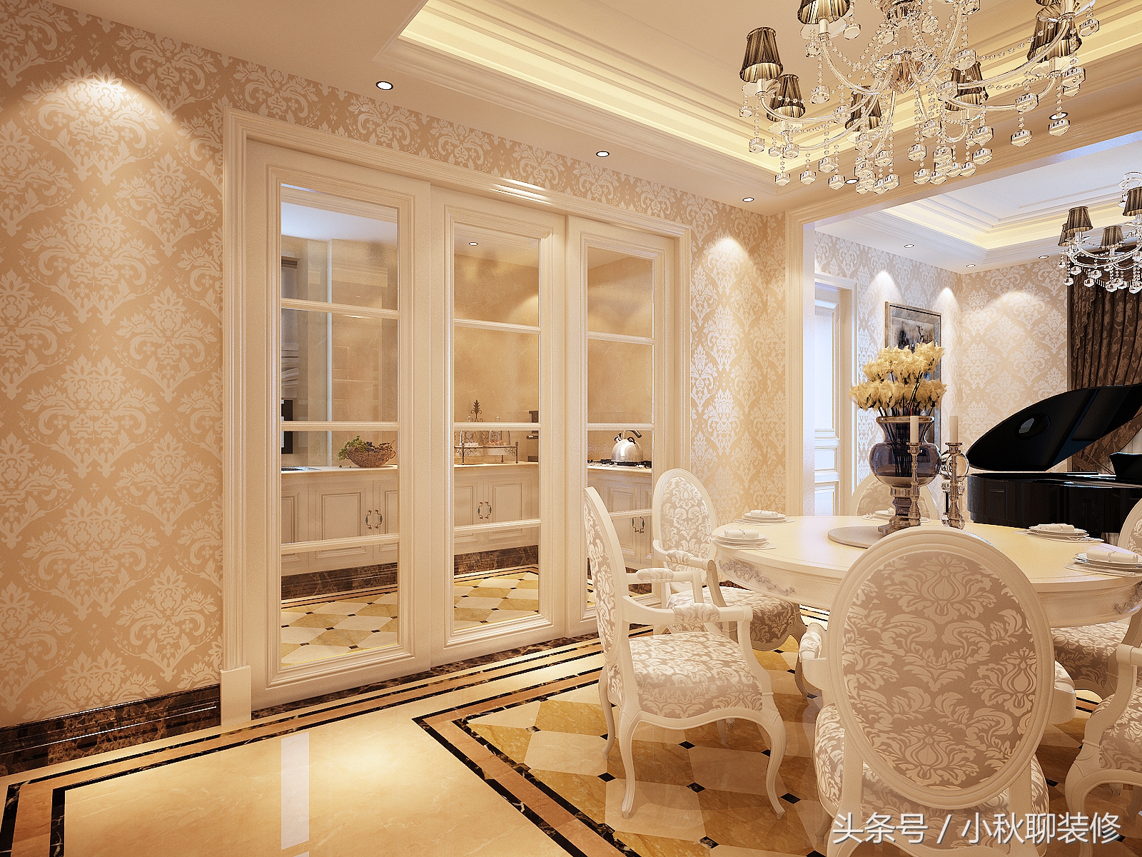 380㎡超级暖心的欧式唯美风——西安唐延公馆