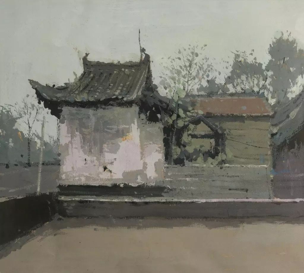 色彩风景联考高分卷,浙江联考色彩风景教程