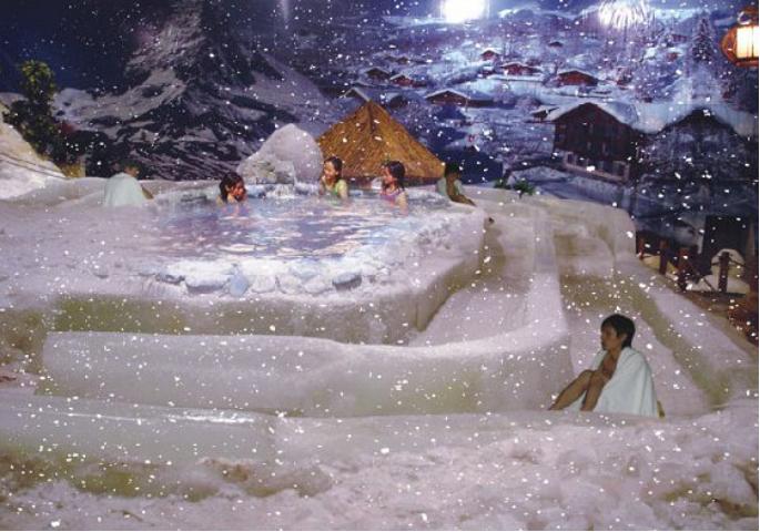 黄山飘雪温泉景区自助游,飘雪温泉旅游