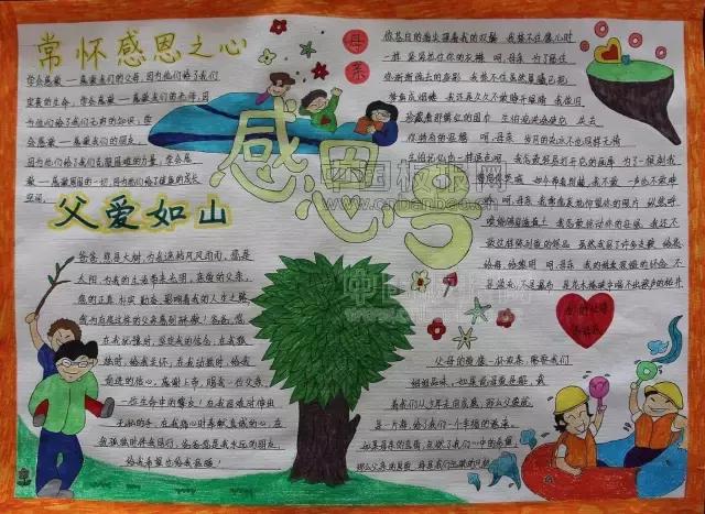 帮爸妈做家务手抄报简单漂亮,爸妈的手抄报