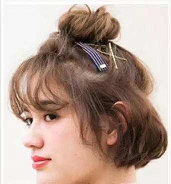 短发羊毛卷怎么扎好看又简单漂亮,小朋友怎么扎头发好看又简单短发