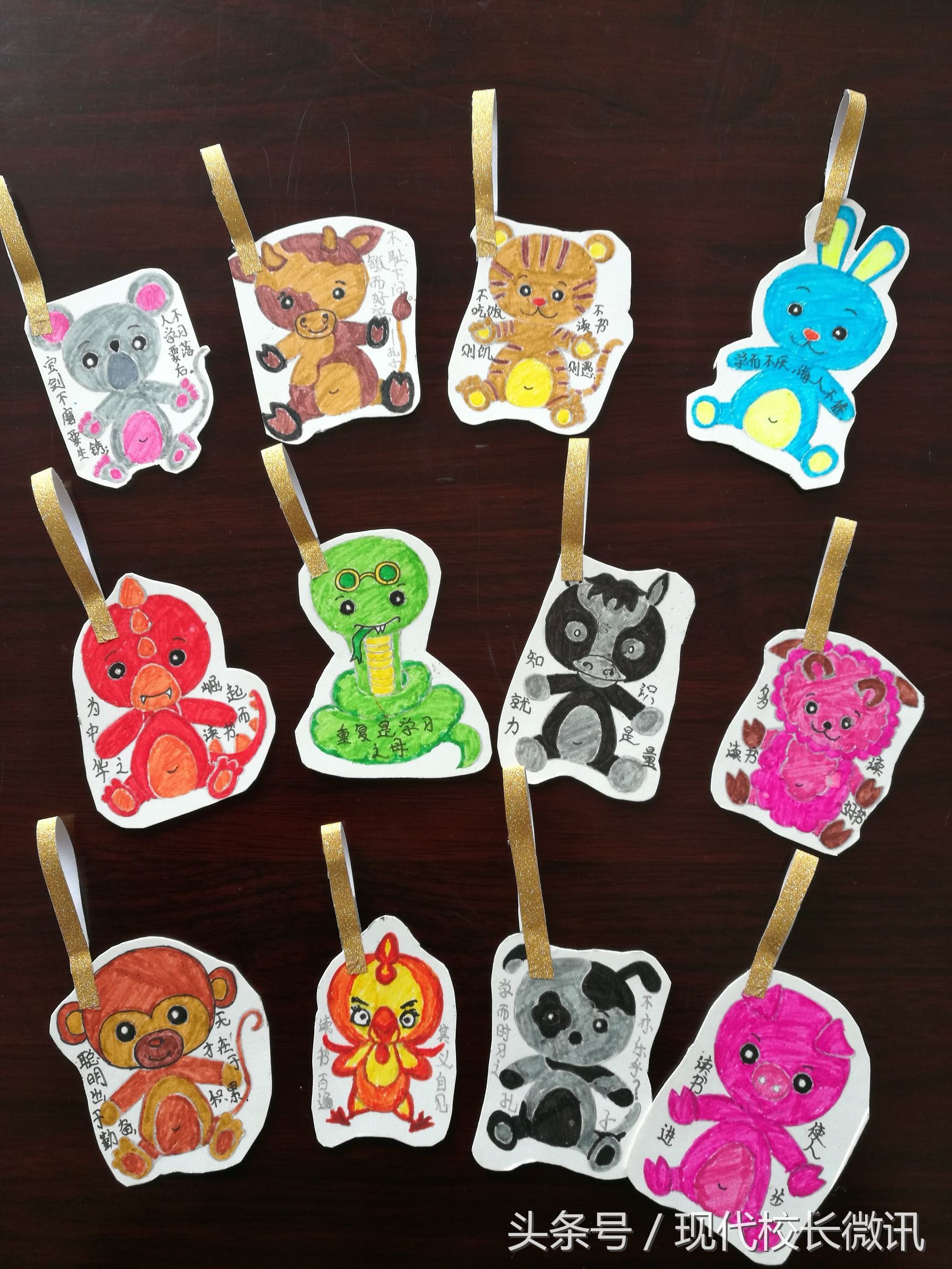 浙风十里主题书签手工制作小学,梅园书签制作小学生