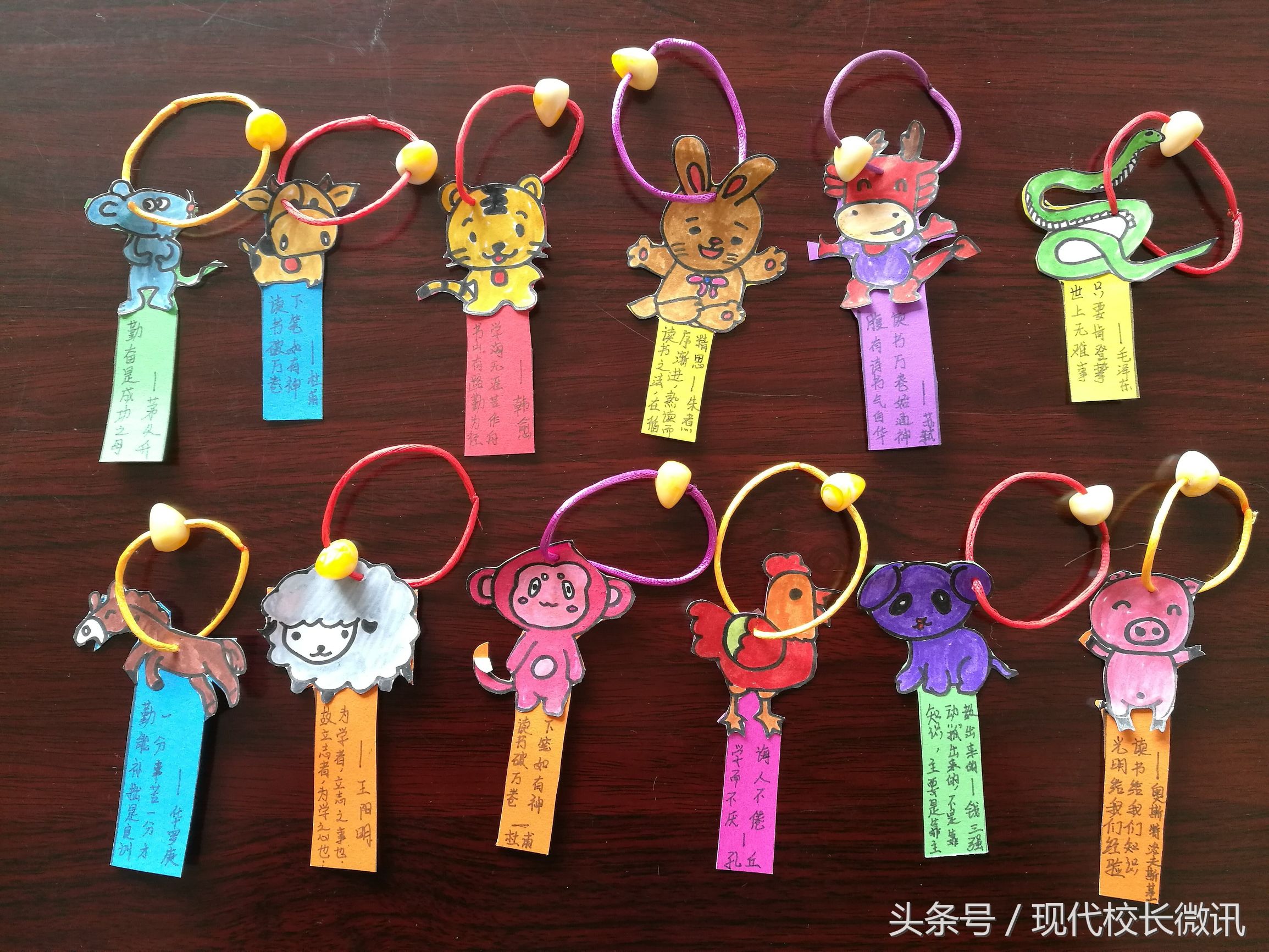 浙风十里主题书签手工制作小学,梅园书签制作小学生
