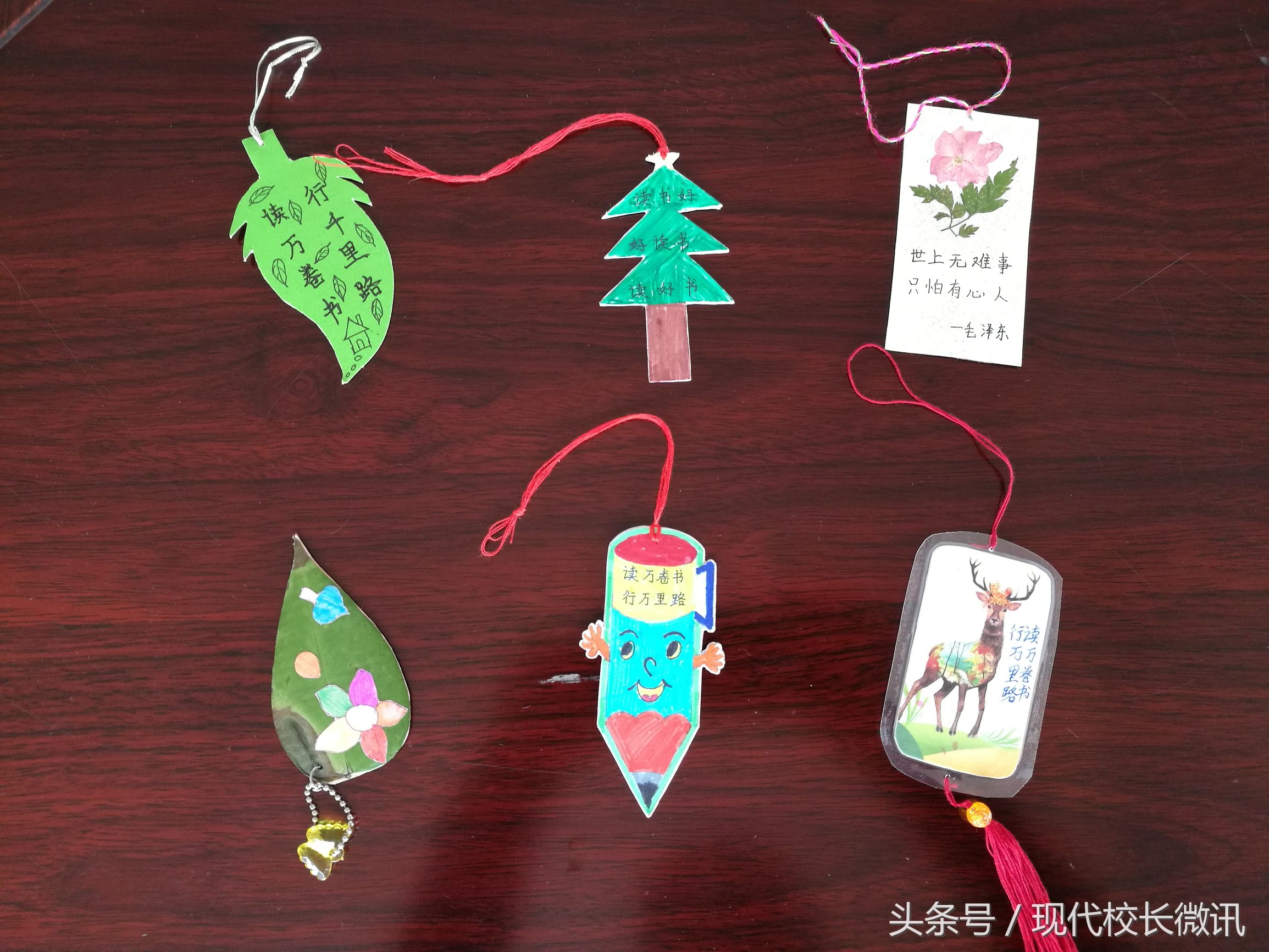 浙风十里主题书签手工制作小学,梅园书签制作小学生