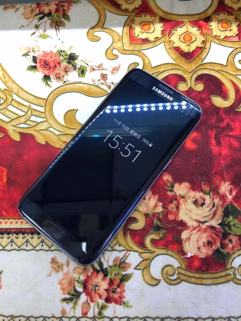 三星s7edge曜岩黑和星钻黑,三星s7edge二手平板