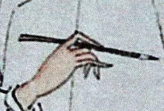 古人毛笔执笔方法,古人握毛笔的正确姿势