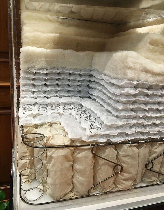 美国原装进口床垫手工制作图片,纯手工打造床垫