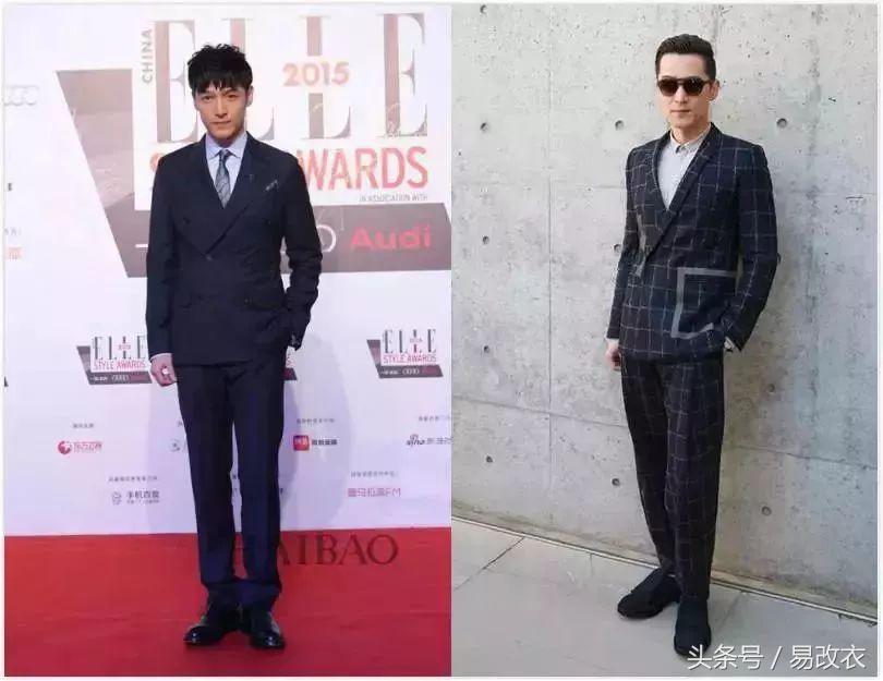 165cm的人穿西服凭什么能秒杀185cm的胡歌？