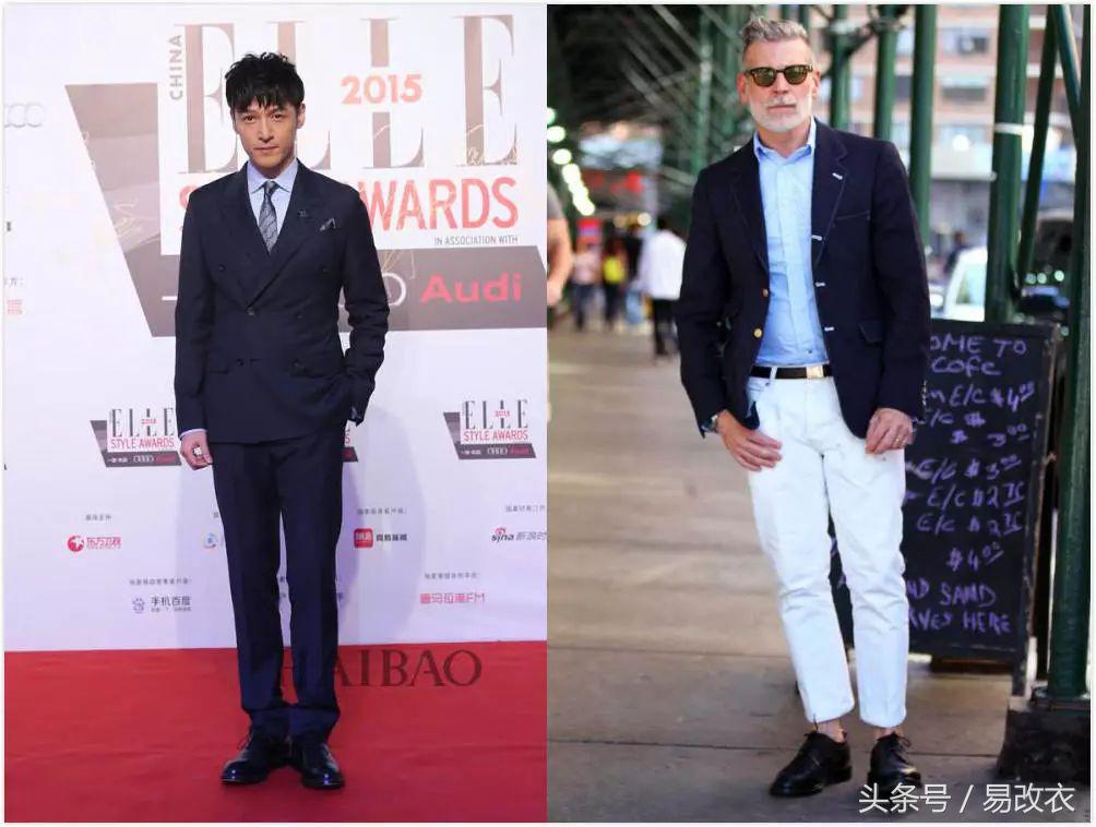 165cm的人穿西服凭什么能秒杀185cm的胡歌？