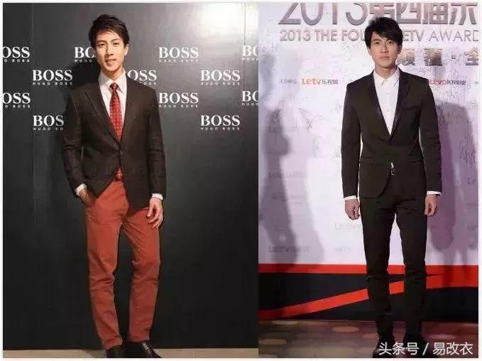 165cm的人穿西服凭什么能秒杀185cm的胡歌？