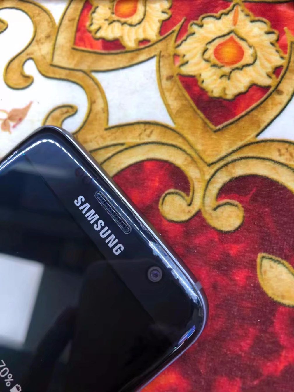 三星s7edge曜岩黑和星钻黑,三星s7edge二手平板