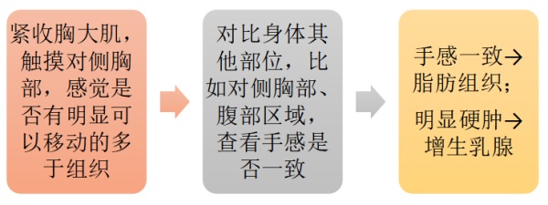 男性自测胸部有没有问题,男性胸越来越大是什么原因呢