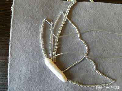 淡水珍珠串珠蝴蝶,羽毛串珠珍珠胸针