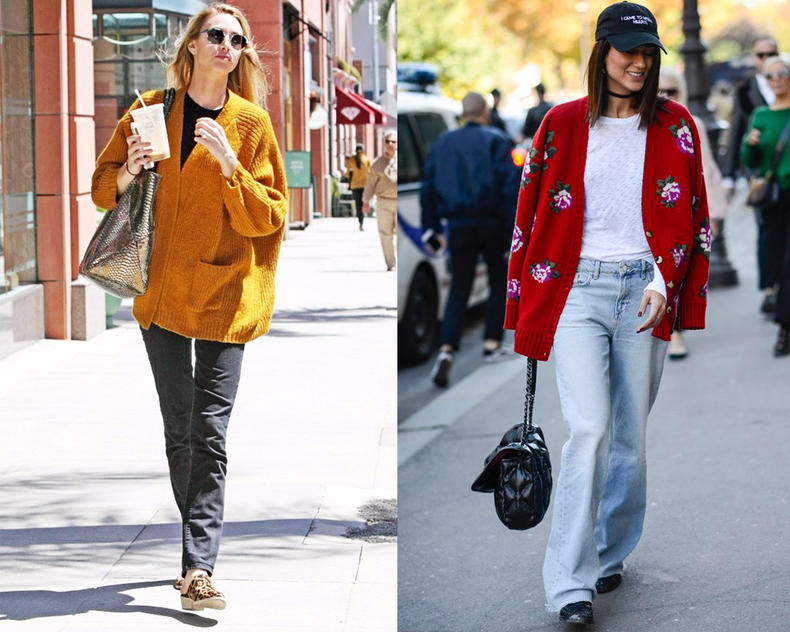 针织秋冬外套,针织外套冬天要怎么穿