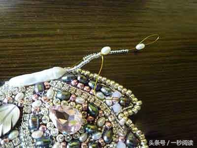 淡水珍珠串珠蝴蝶,羽毛串珠珍珠胸针