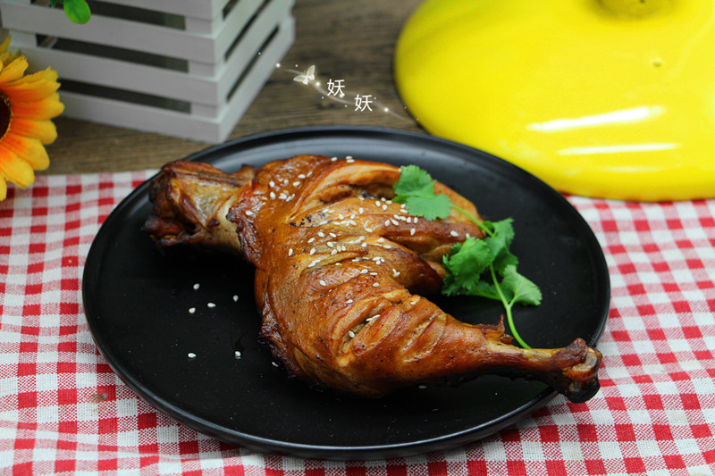 砂锅锡纸烤鸡腿,砂锅烤鸡腿家常做法