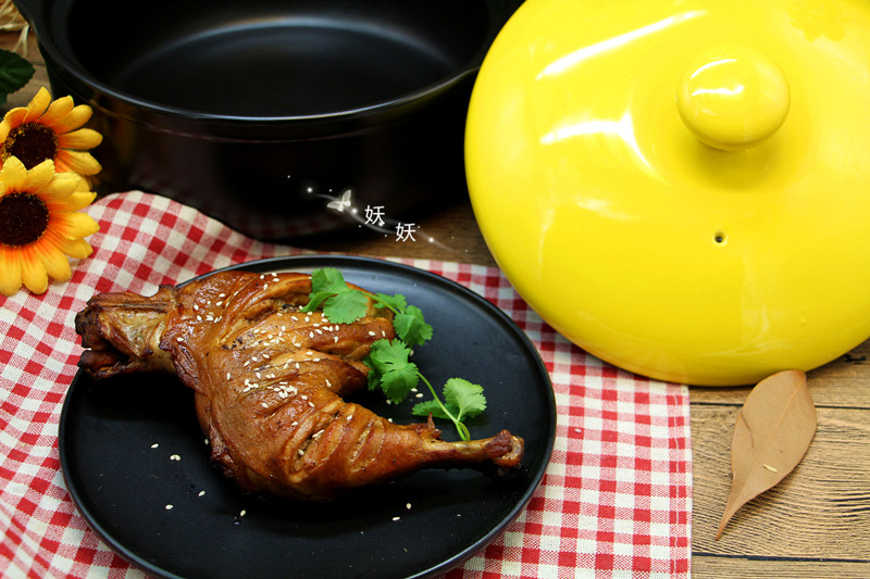 砂锅锡纸烤鸡腿,砂锅烤鸡腿家常做法