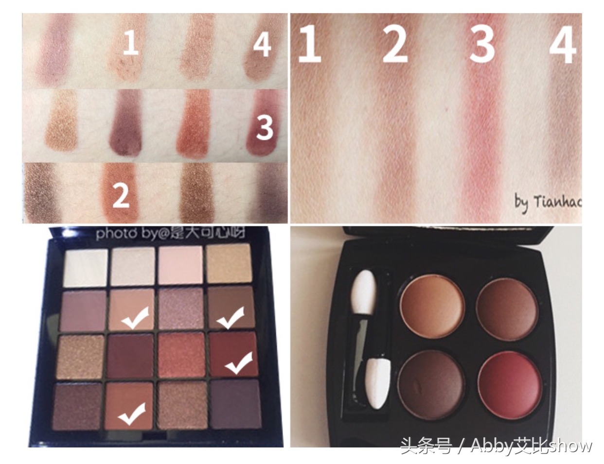 平价适合初学者的眼影盘和教程,眼影化妆教程初学者四色眼影盘