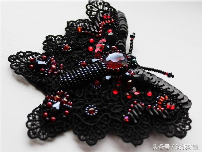 绕线胸针制作视频,diy珍珠发夹