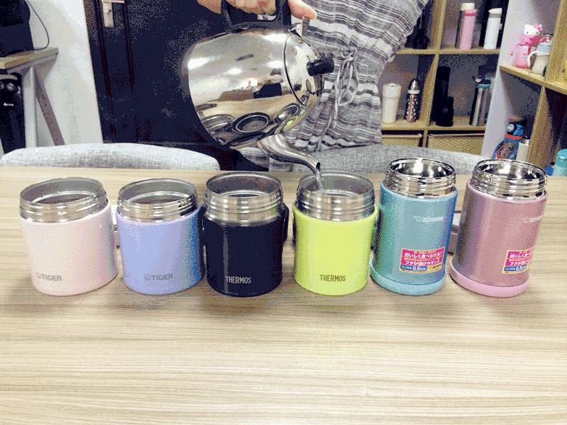 膳魔师象印焖烧杯对比评测,象印虎牌膳魔师保温测试