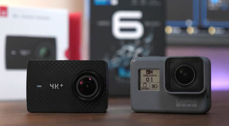 小蚁4kvsgoprohero6,goprohero11black运动相机测评