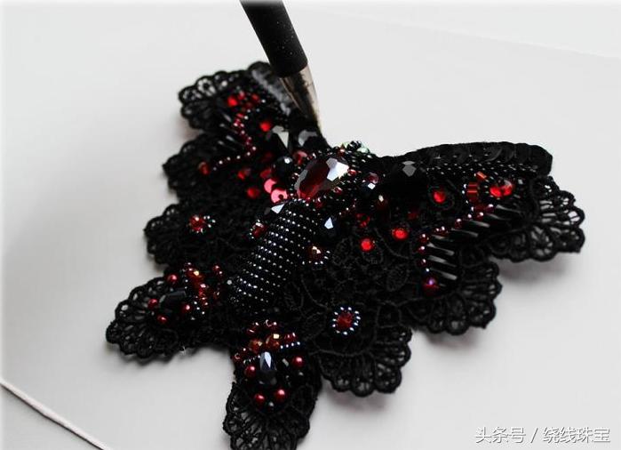 绕线胸针制作视频,diy珍珠发夹