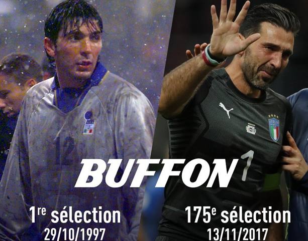 布冯结束20年国家队生涯,布冯告别30年职业生涯