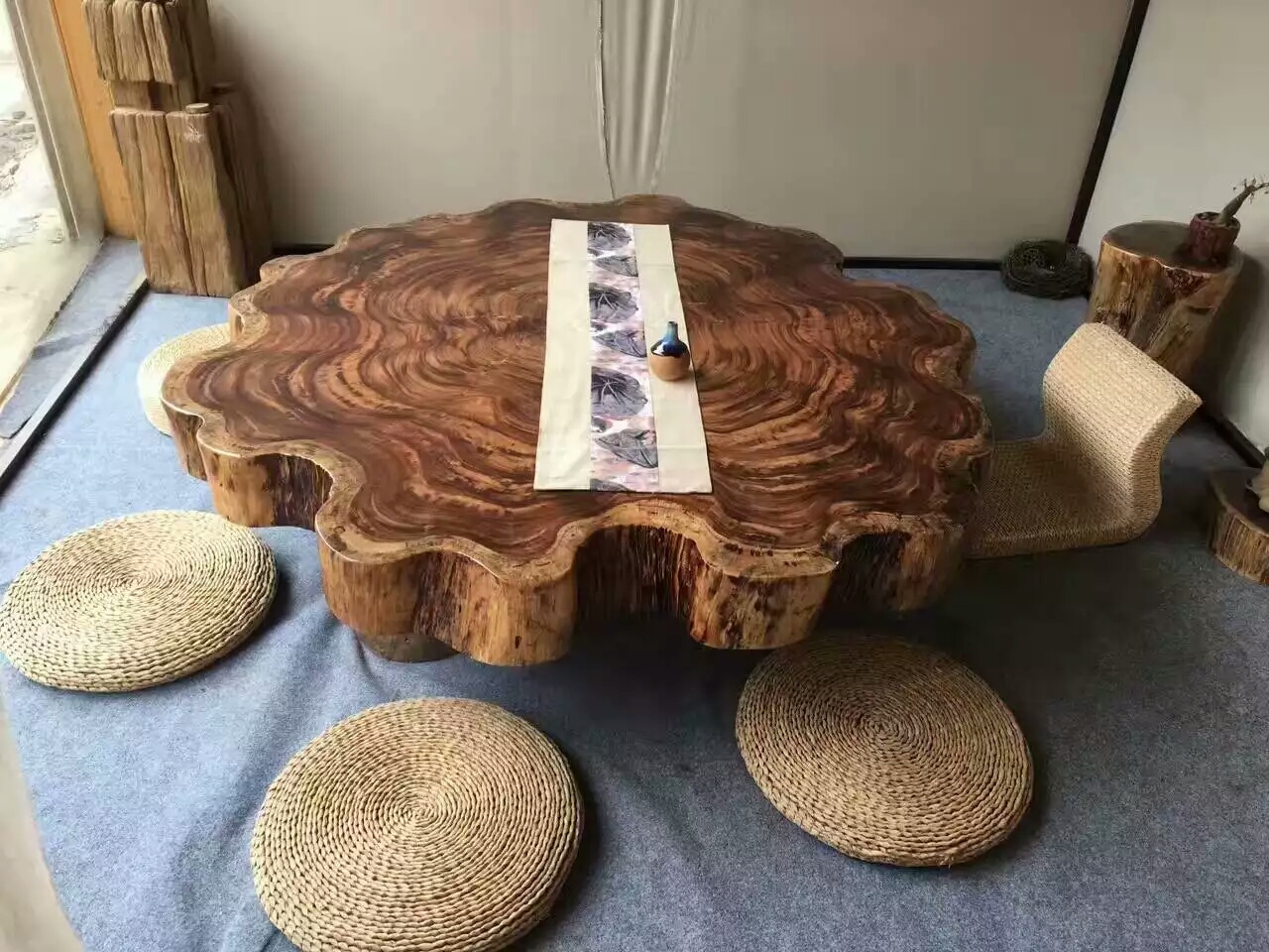 乌金木搭配胡桃木,乌金木家具如何搭配软装