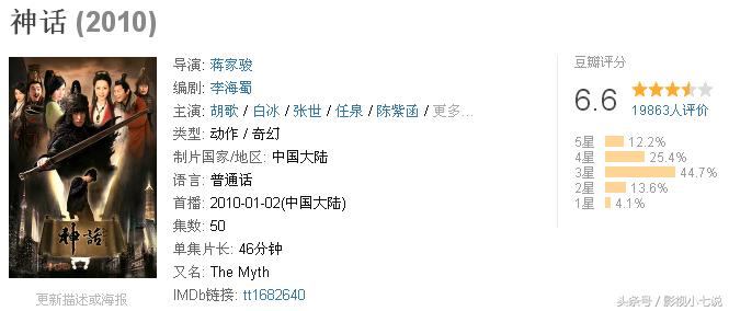 胡歌必须看的几部剧,胡歌豆瓣评分最低的6部电视剧