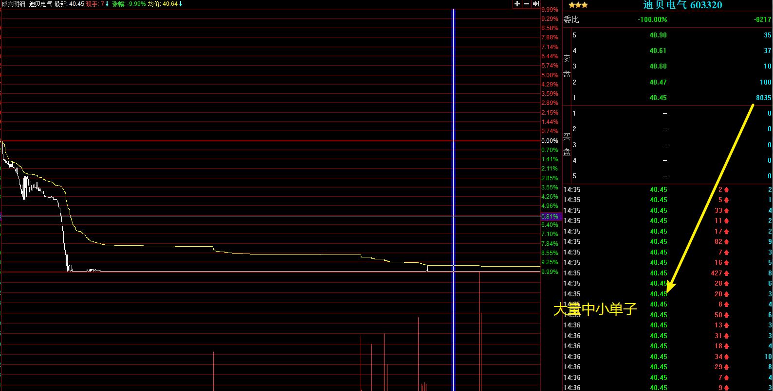 连续跌停洗盘是强庄手法,散户跌停板封死出货技巧
