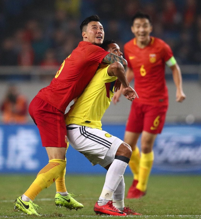 中国vs哥伦比亚热身,热身赛哥伦比亚